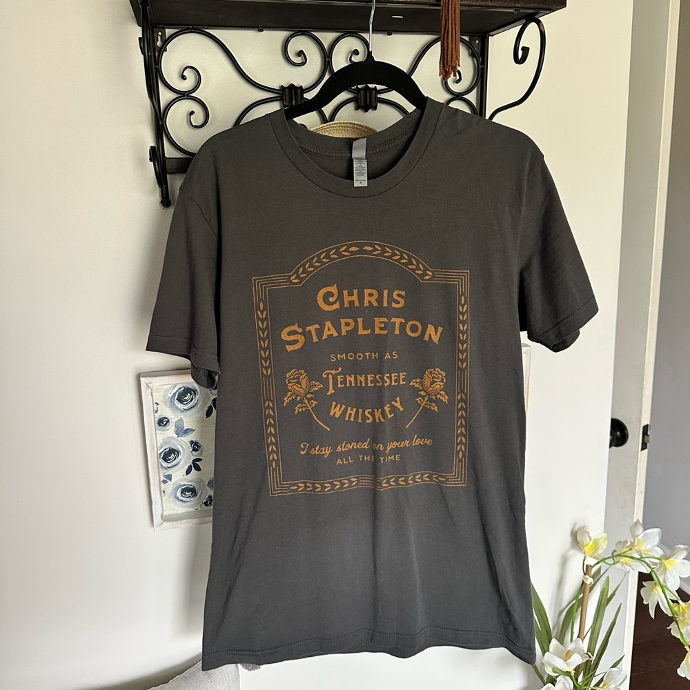 Next Level Apparel Charcoal Graphic Tee